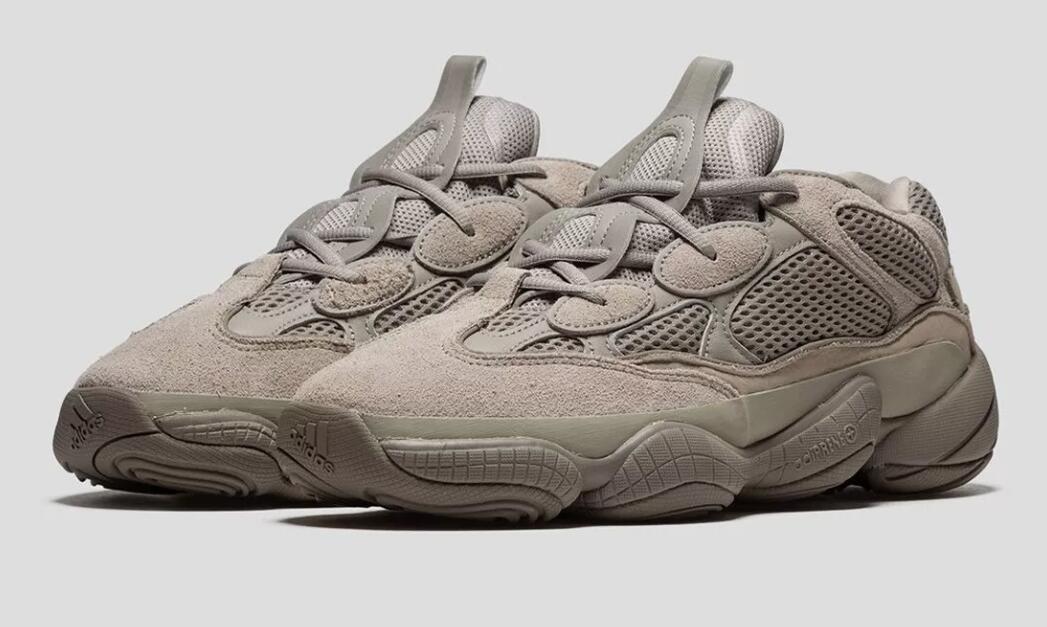 Men's Yeezy Boost 500 Ash Grey Shoes 012